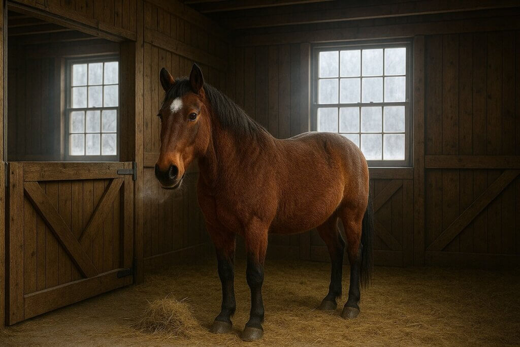 Paard hoest in de winter: wat nu?