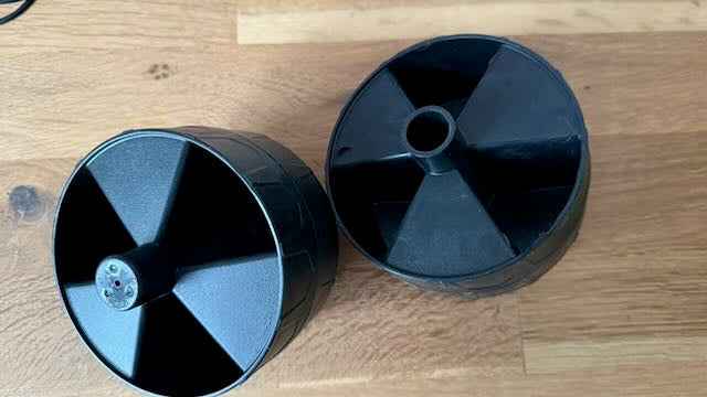 Vervangende wielen voor de Trog en de Krui